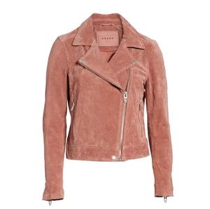 Suede Moto jacket blank NYC
